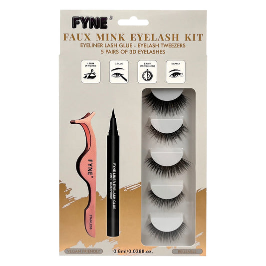 3D Faux Mink Eyelash Kit